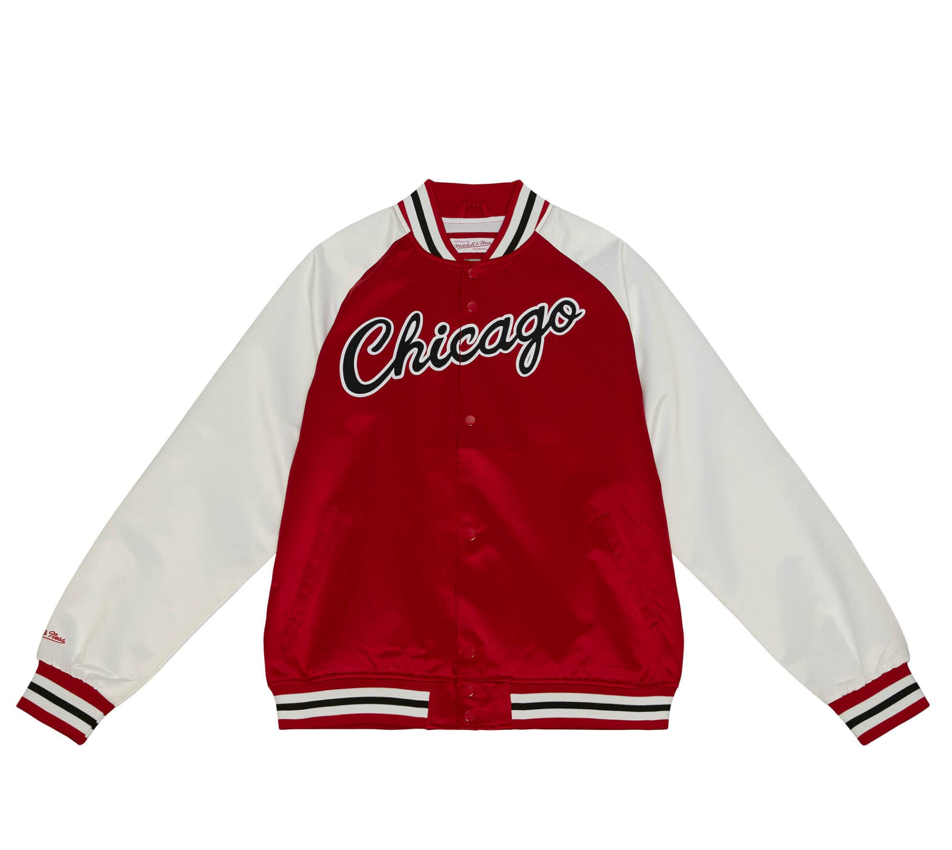 NBA Pro Standard Red/Black Chicago Bulls Varsity Jacket - Jackets