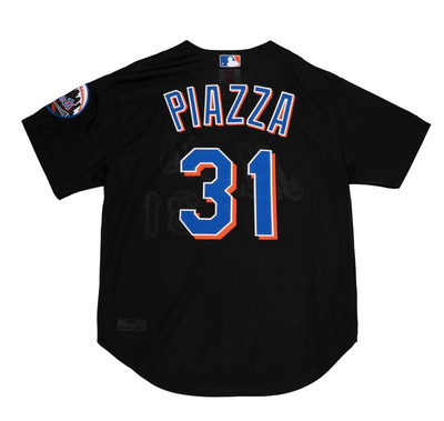 MLB Authentic BP Jersey Button Front New York Mets 2000 Mike Piazza