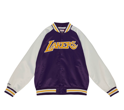 LA Lakers NBA Primetime Lightweight Satin Jacket
