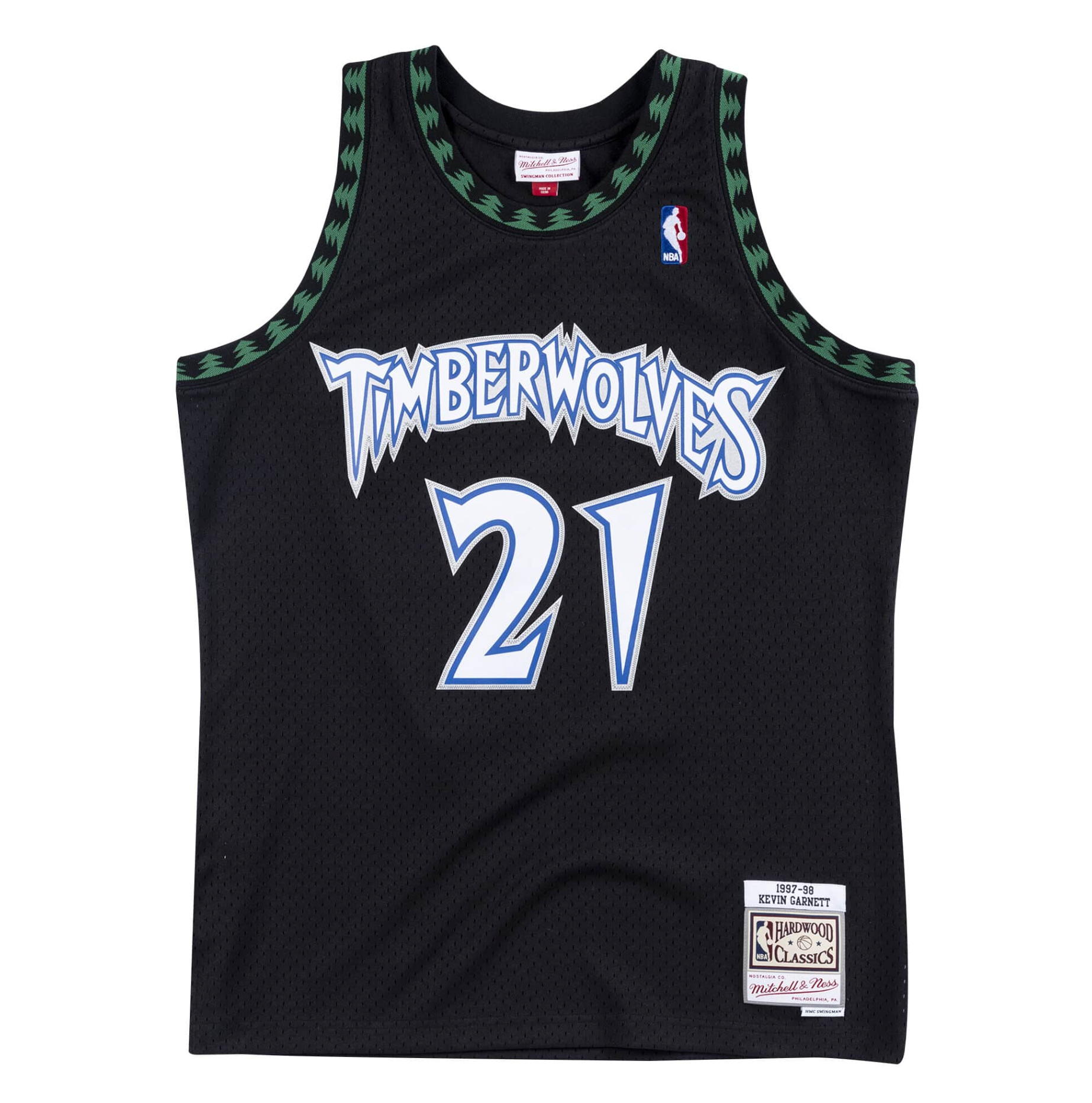 NBA Swingman Alternate Jersey Minnesota Timberwolves 1997 Kevin Garnett