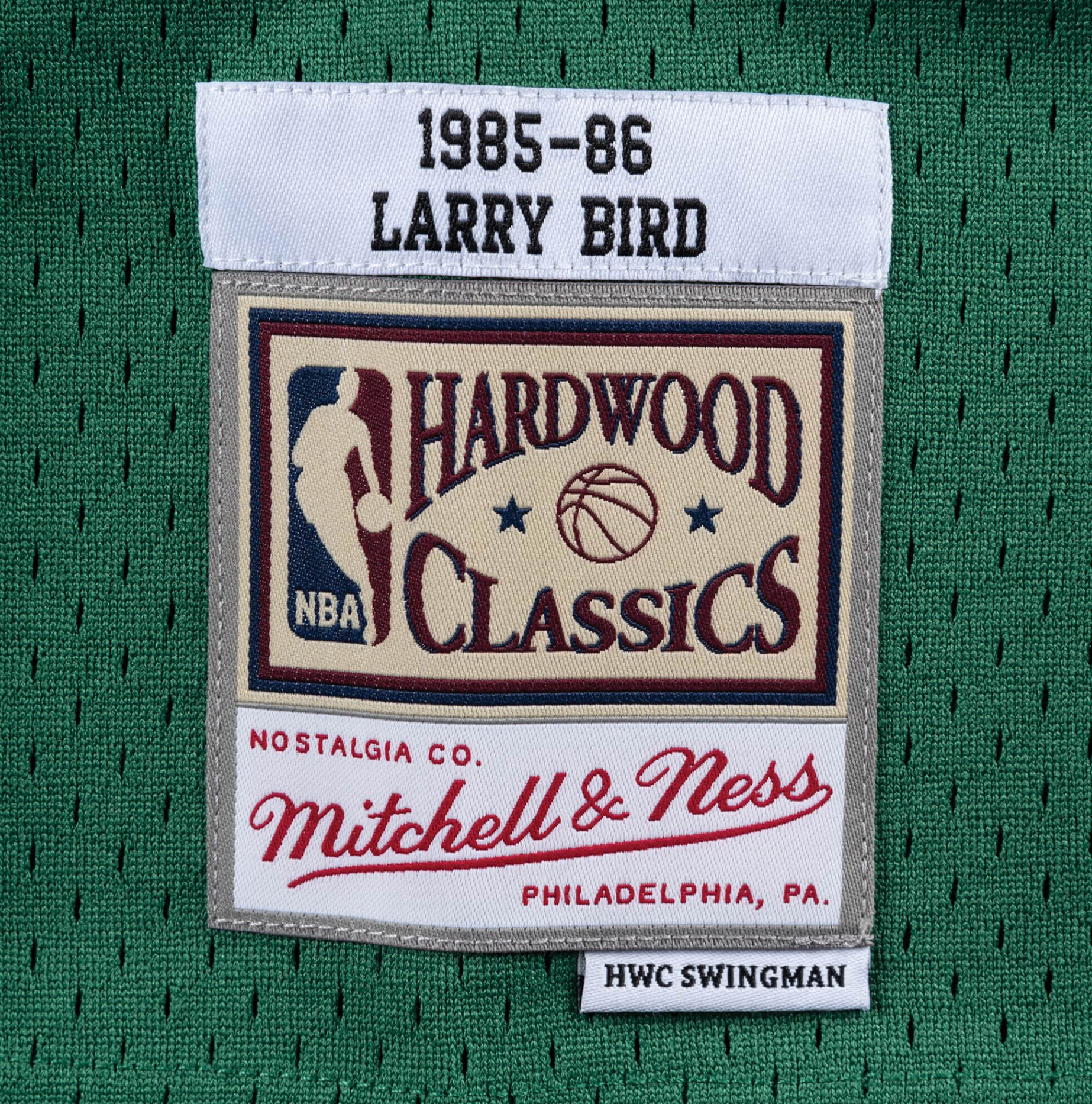 Mitchell & Ness Swingman Boston Celtics Larry Bird 1985-86 Jersey White M