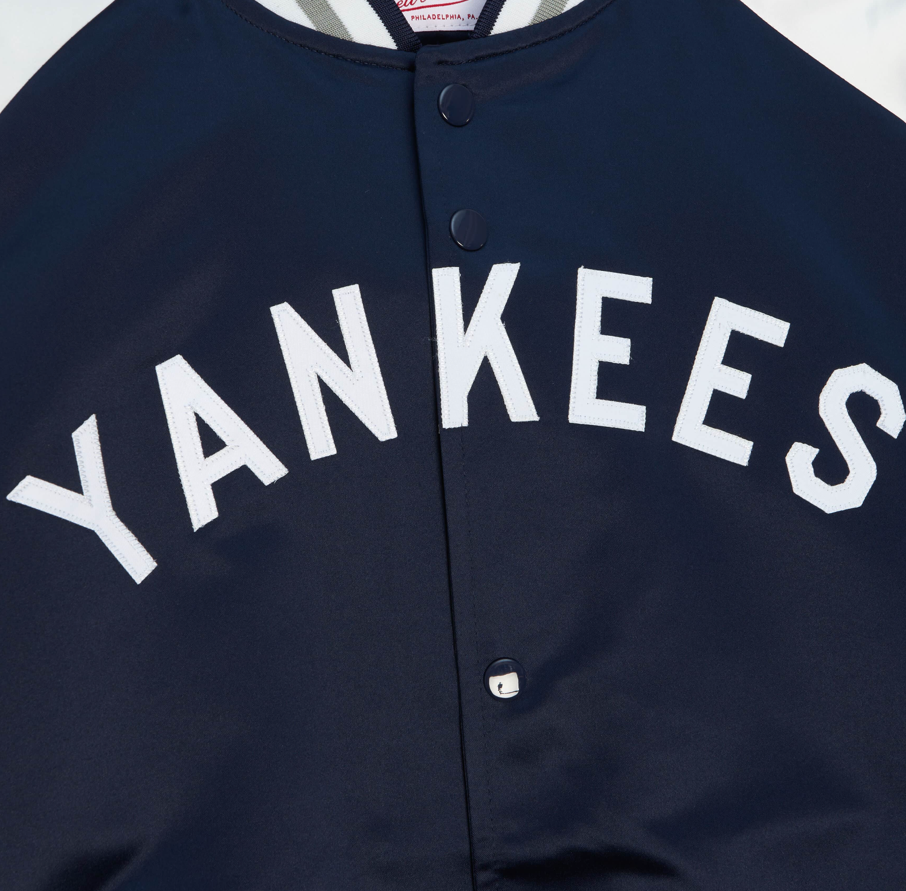 mitchell and ness yankees satin jacket