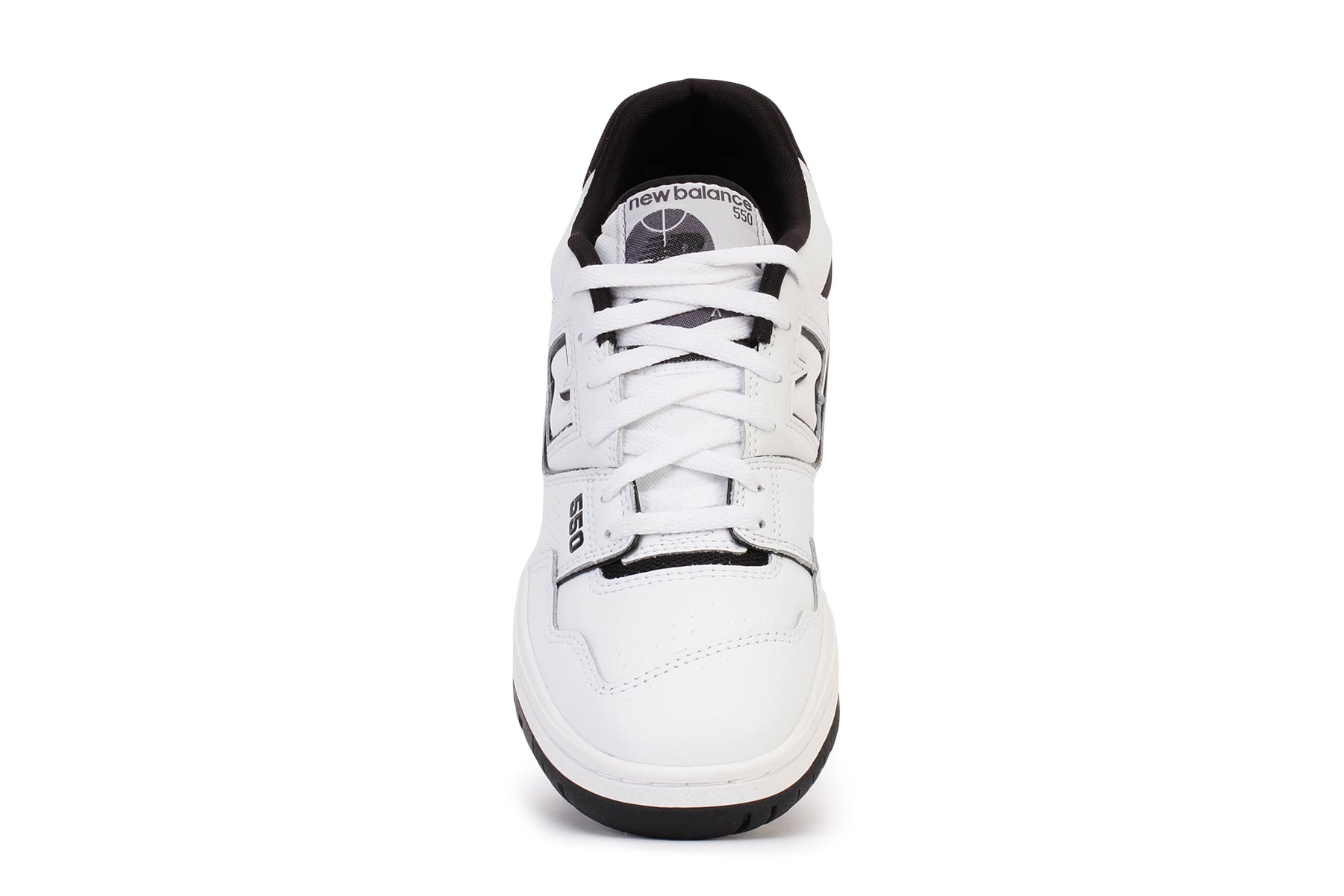 New Balance 550 sneakers in white and black