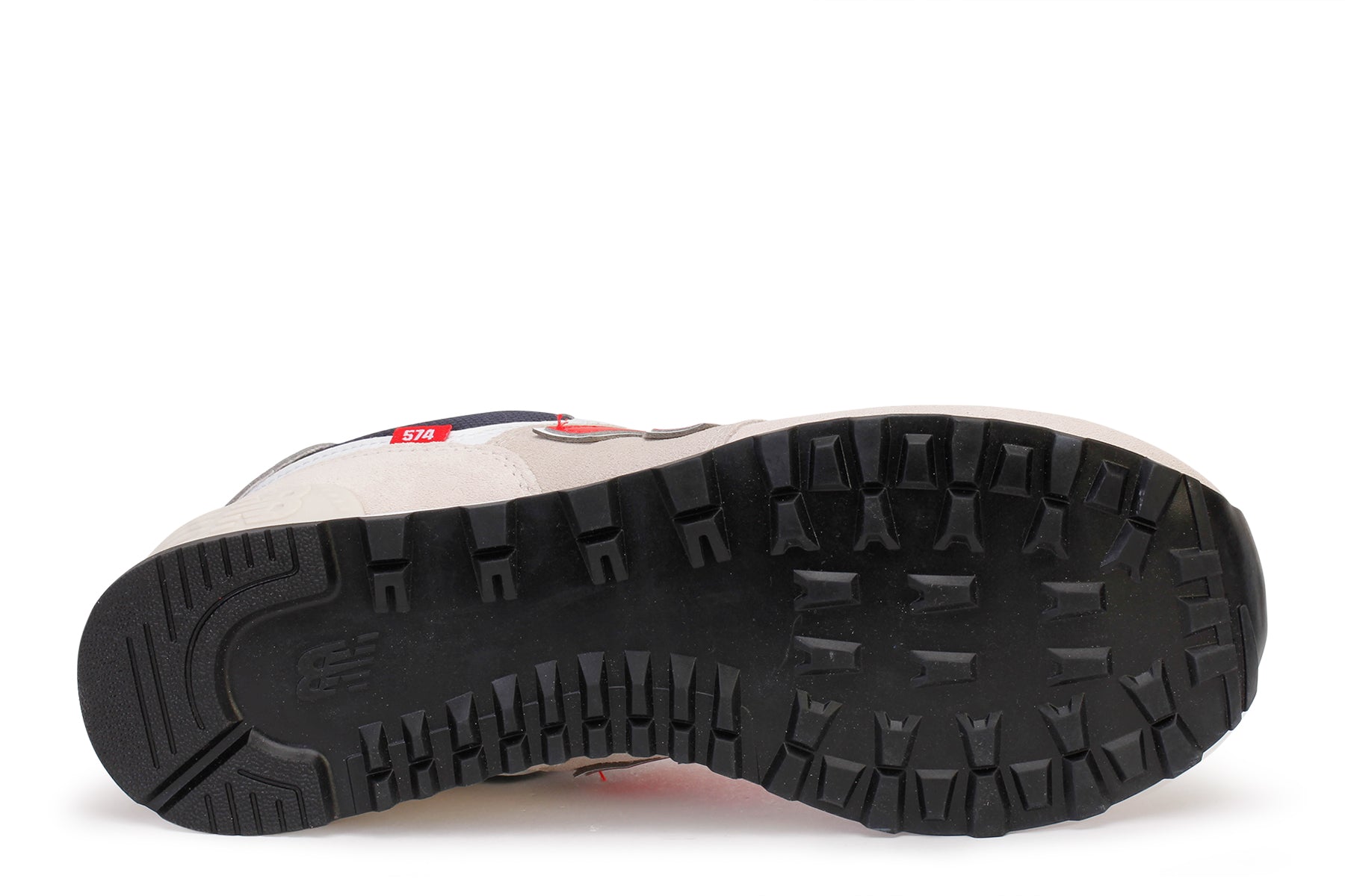 New balance 574 moonbeam with velocity red Clearance