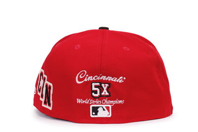 59FIFTY Cincinnati Reds Letterman Fitted Hat