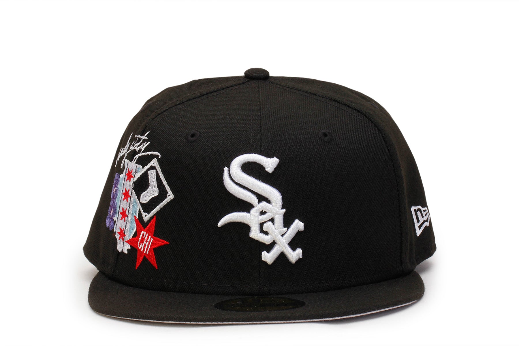 Chicago White Sox New Era City Connect 59FIFTY Fitted Hat - Black 7 3/8