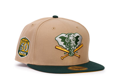 59FIFTY Fitted Oakland Athletics 50Th Anniversary Side Patch