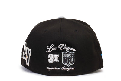 59FIFTY Las Vegas Raiders Letterman Fitted Hat