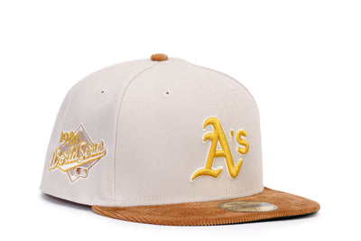 59FIFTY Oakland Athletics Corduroy Visor Fitted Hat