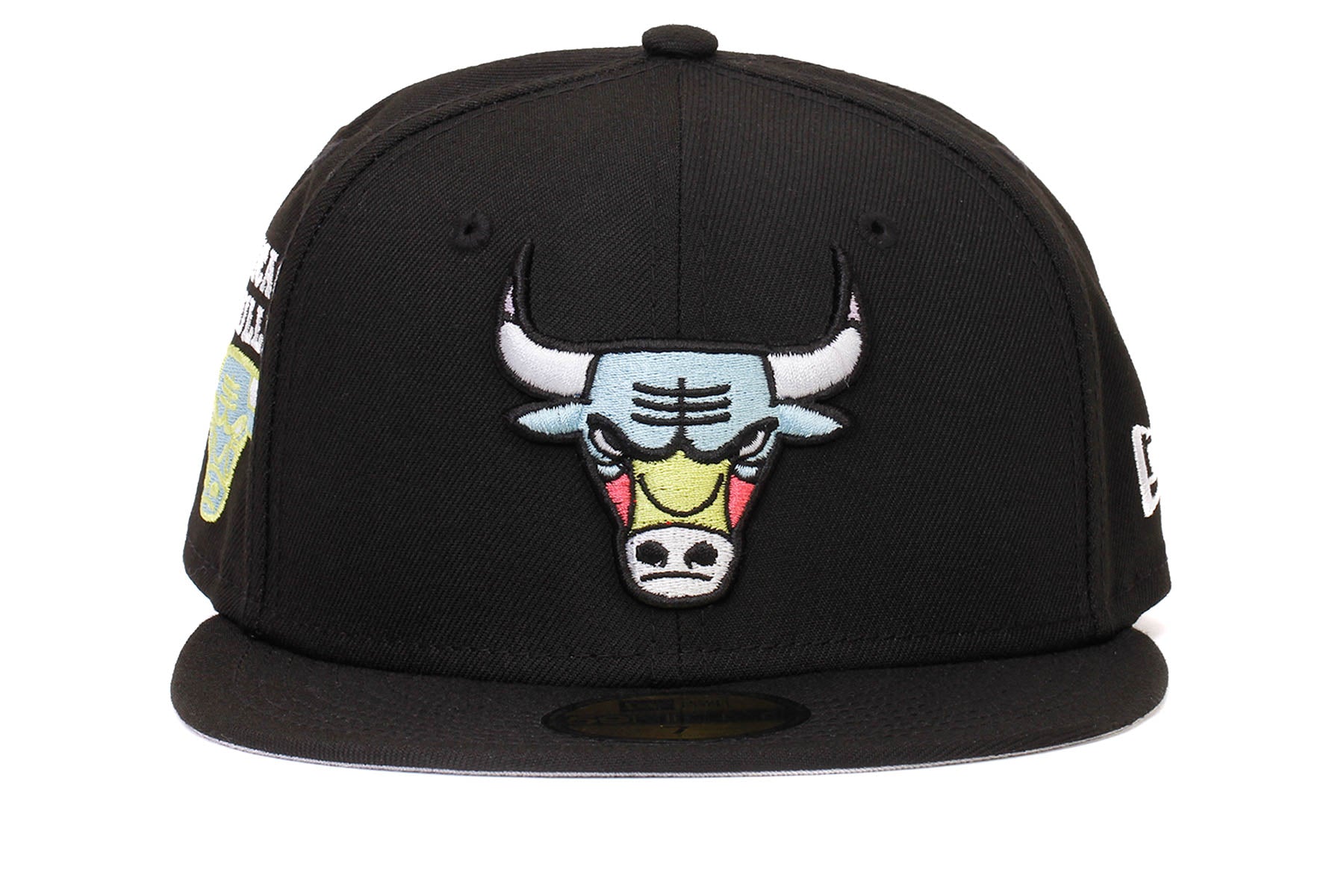 Men's Chicago Bulls New Era Light Blue Color Pack 59FIFTY Fitted Hat