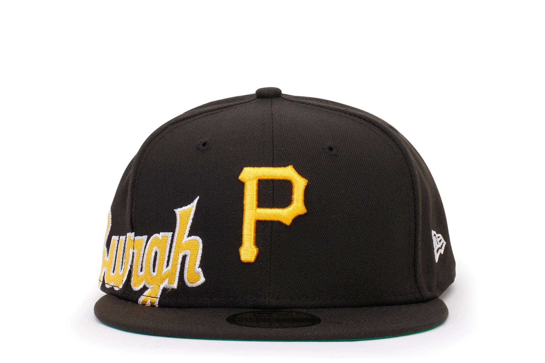 pittsburgh pirates yellow fitted hat