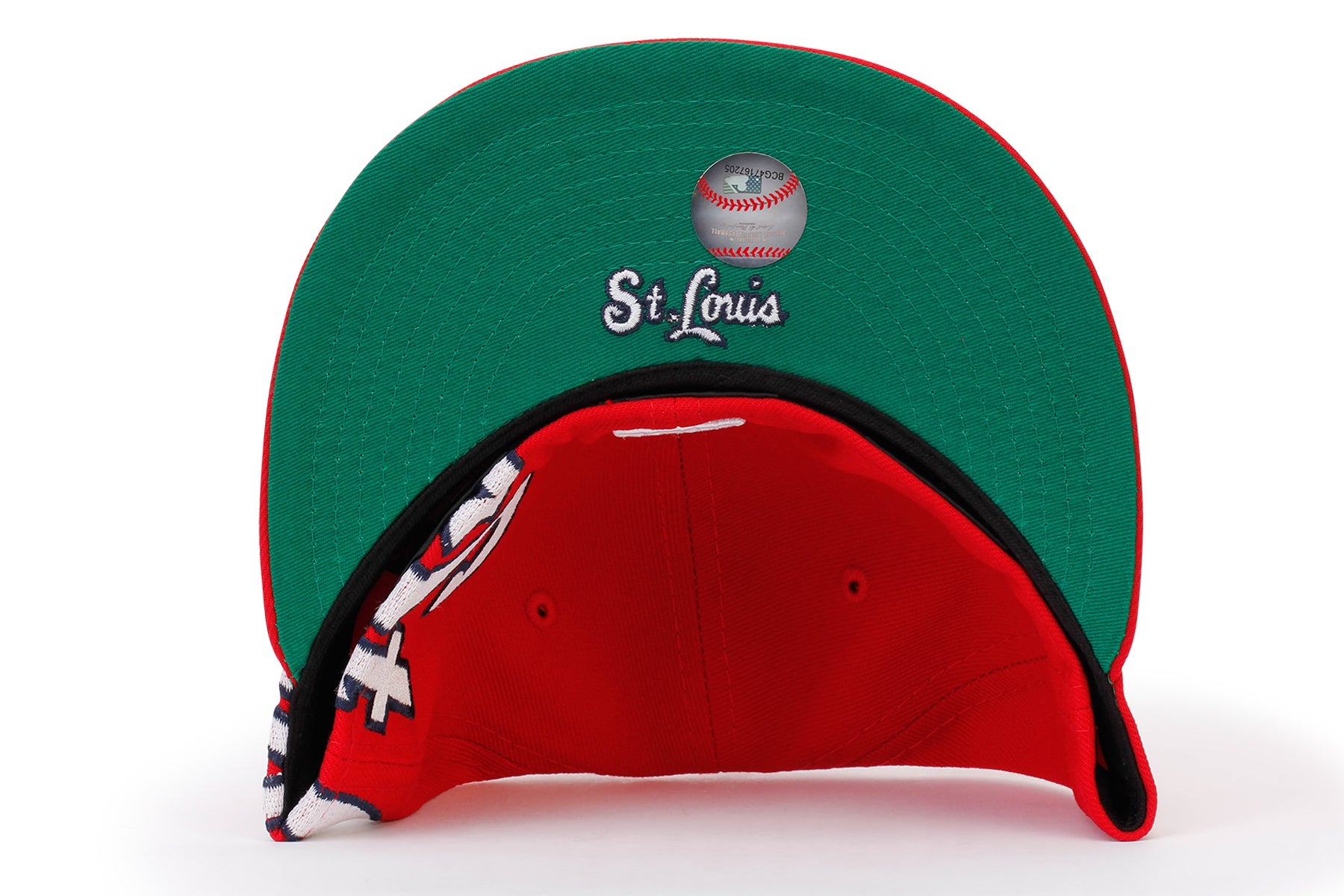 St. Louis Cardinals New Era Green Undervisor 59FIFTY Fitted Hat