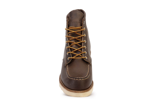 Red wing brown boomer moc toe on sale