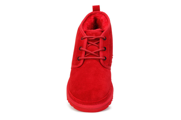 Mens Boots Womens Ugg Neumel Boot Red Red Suede UGG Sneakers