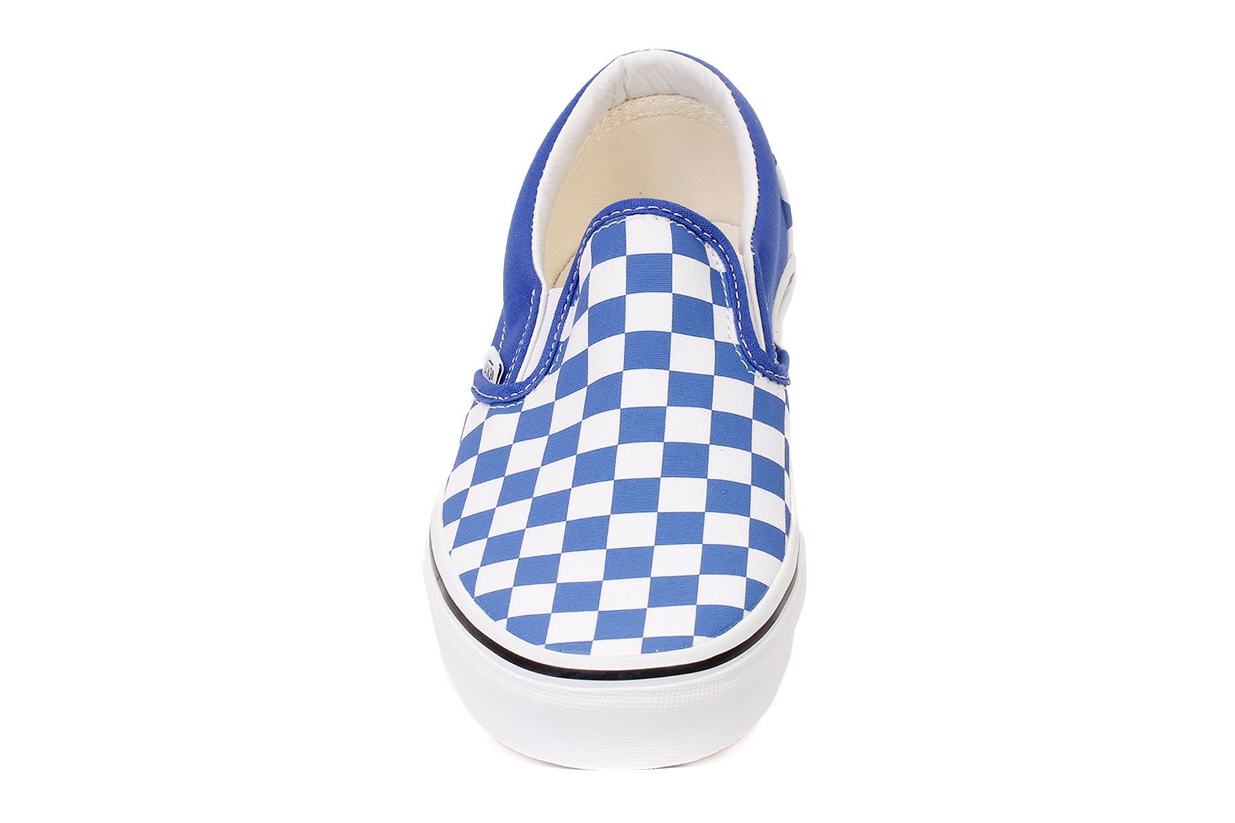 Vans Slip On classic checkerboard sneakers in blue