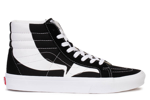 Vans sk8 hi deals reissue black true white