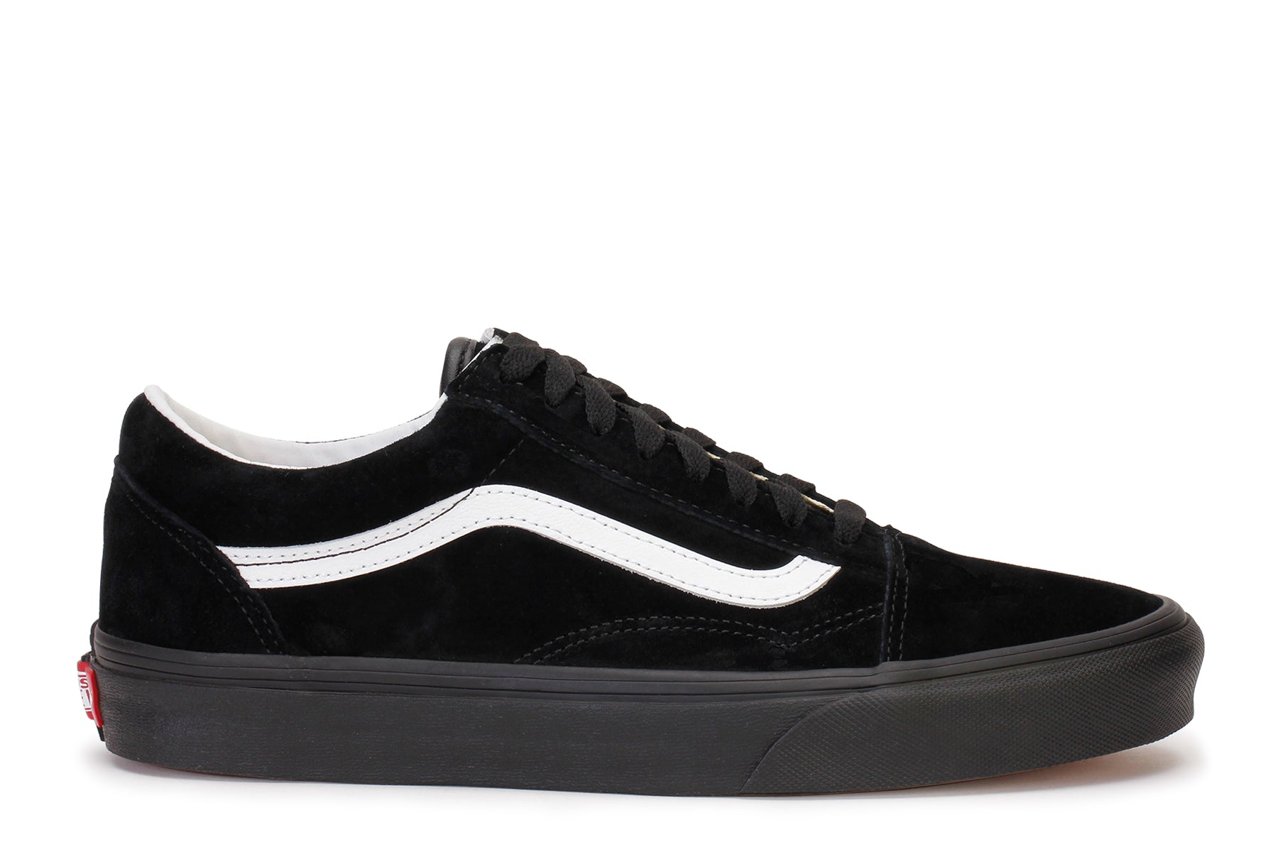 Vans Old Skool Shoes - Size 6.5 - Pig Suede Black/Black