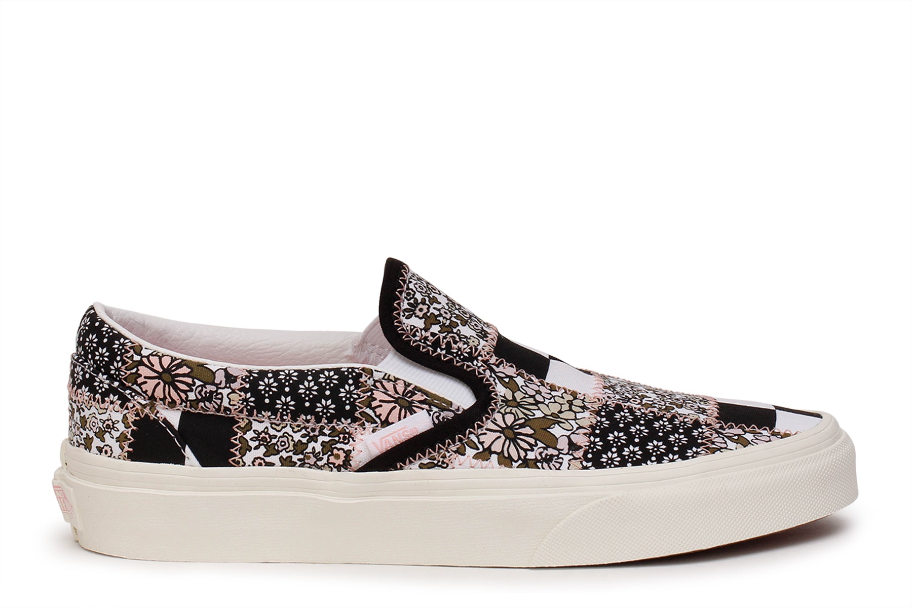 Classic Slip-On Patchwork Floral | MJ Footwear